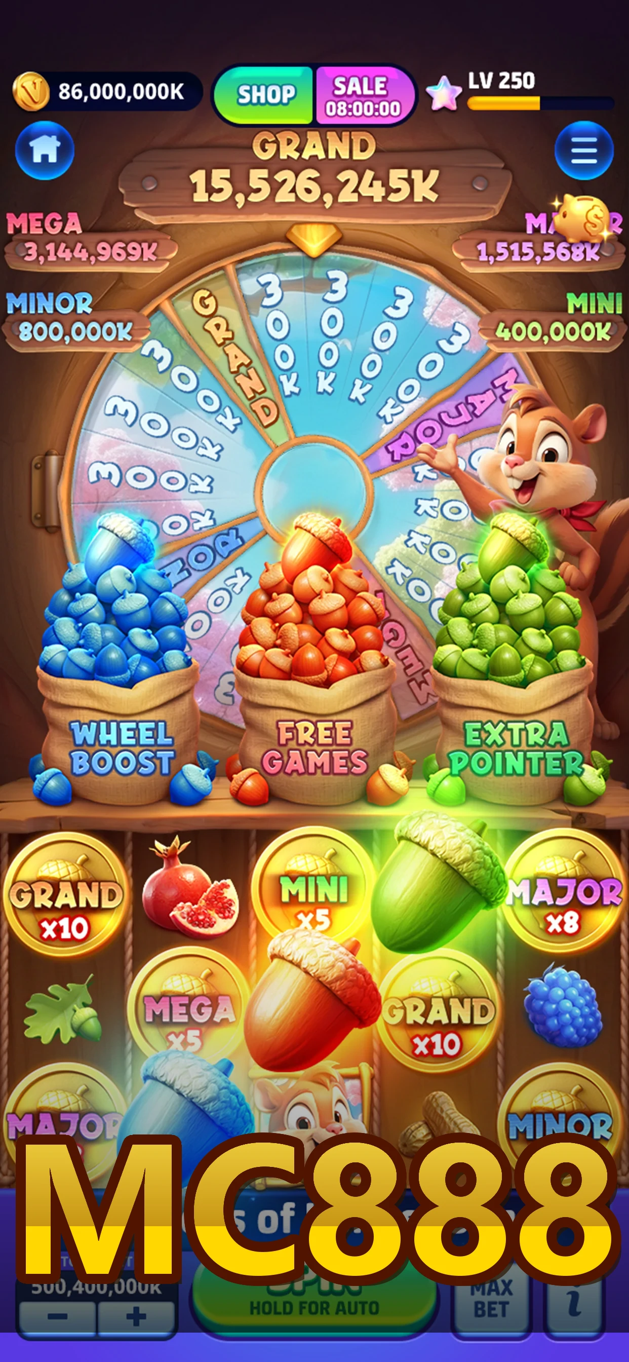MC888 screenshot